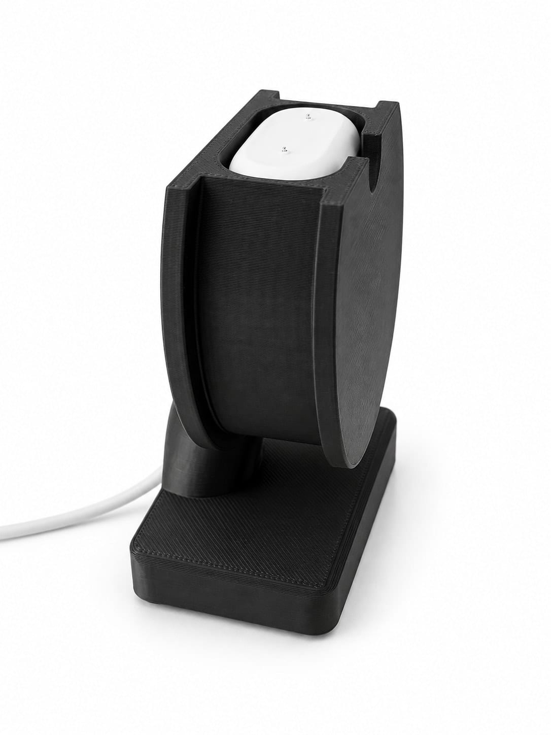 CleanHold Air Curve – Seitenansicht mit Kabelführung